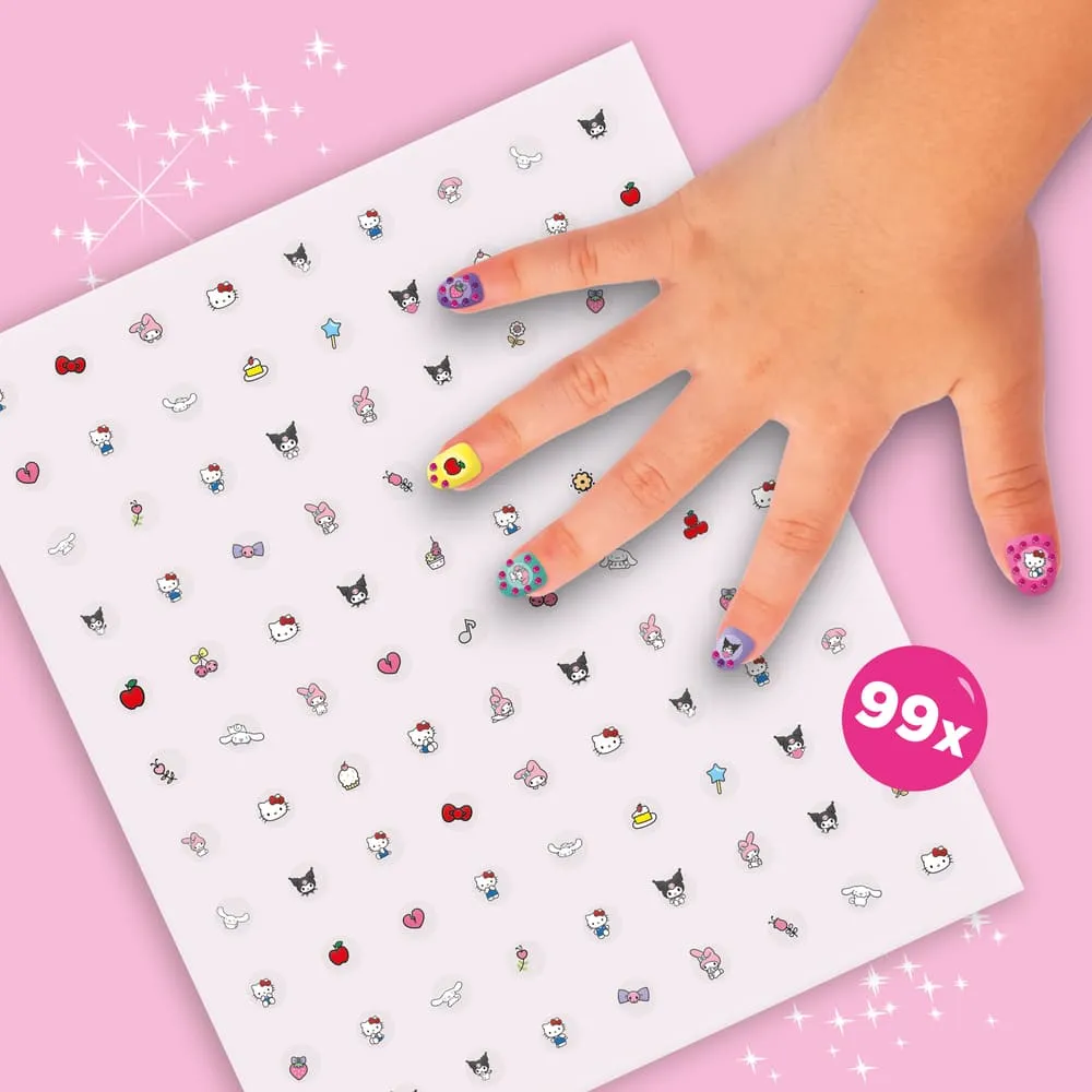 SES Hello Kitty Friends neglesæt 12 lakker stickers