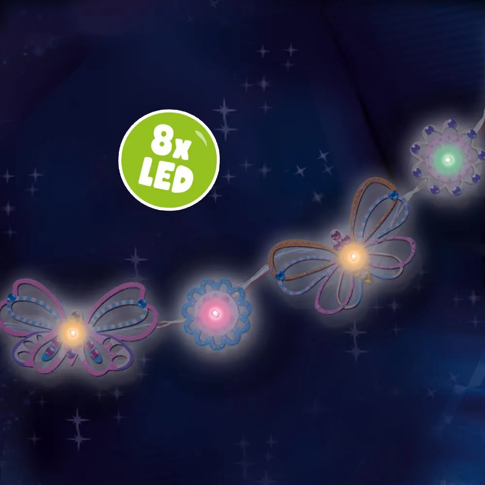 SES Creative Inspired by Nature lyskæde 8 figurer LED