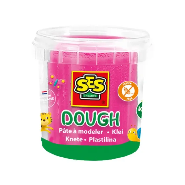 SES Creative Modellervoks neonrosa 115 g blød