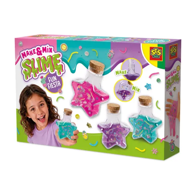 SES Creative Make & Mix Slime Fun Fiesta Slimsæt 3 farver