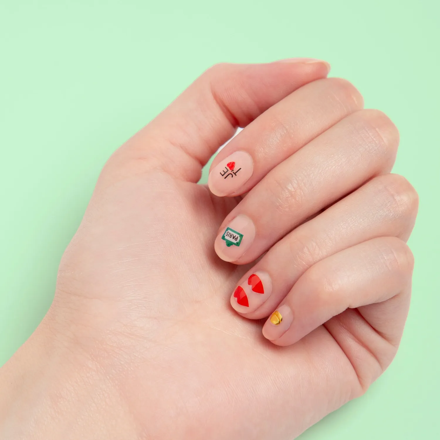 OMY Paris Nail Art negleklistermærker 120 stk