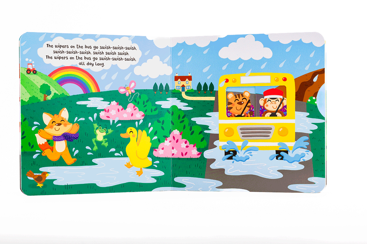Decoden Magic Play Along With Me Wheels on the Bus papbog med tabs
