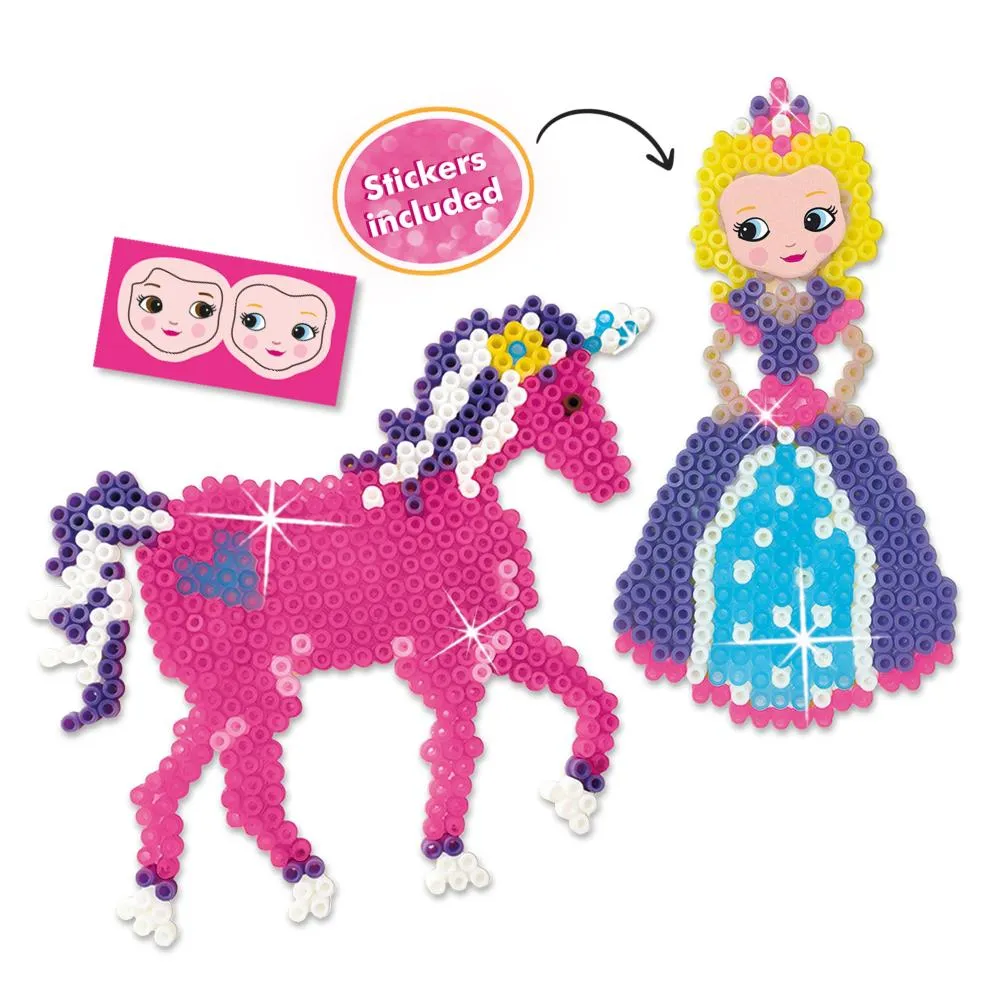 SES Creative Beedz strygeperler enhjørninge prinsesser med plader