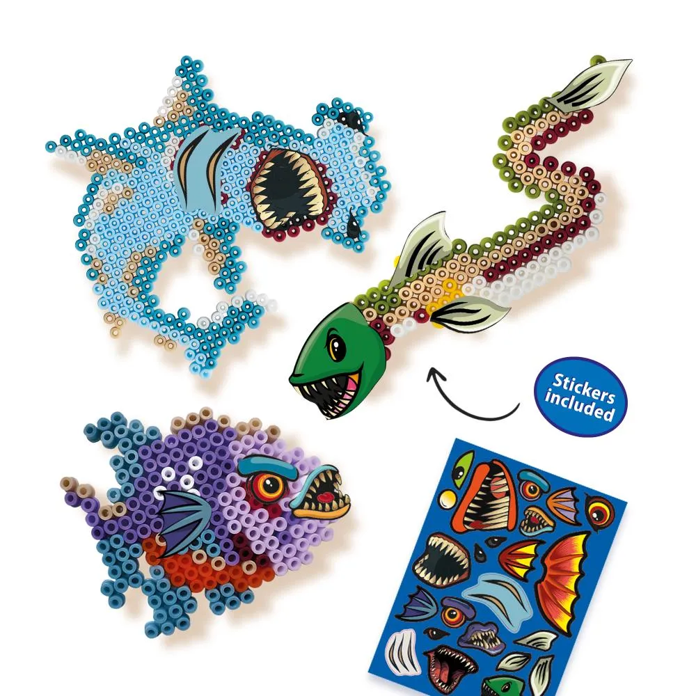 SES Creative Beedz Havdyr strygperler 2400 stk PVC-fri