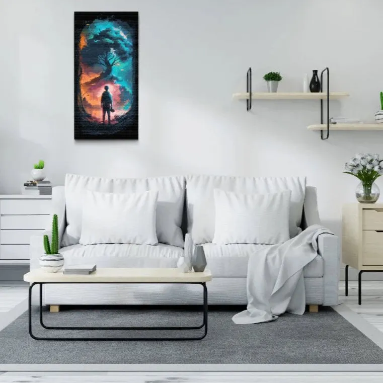 Road2Art Skovens Indre Mystik diamond paint 40x80 cm runde