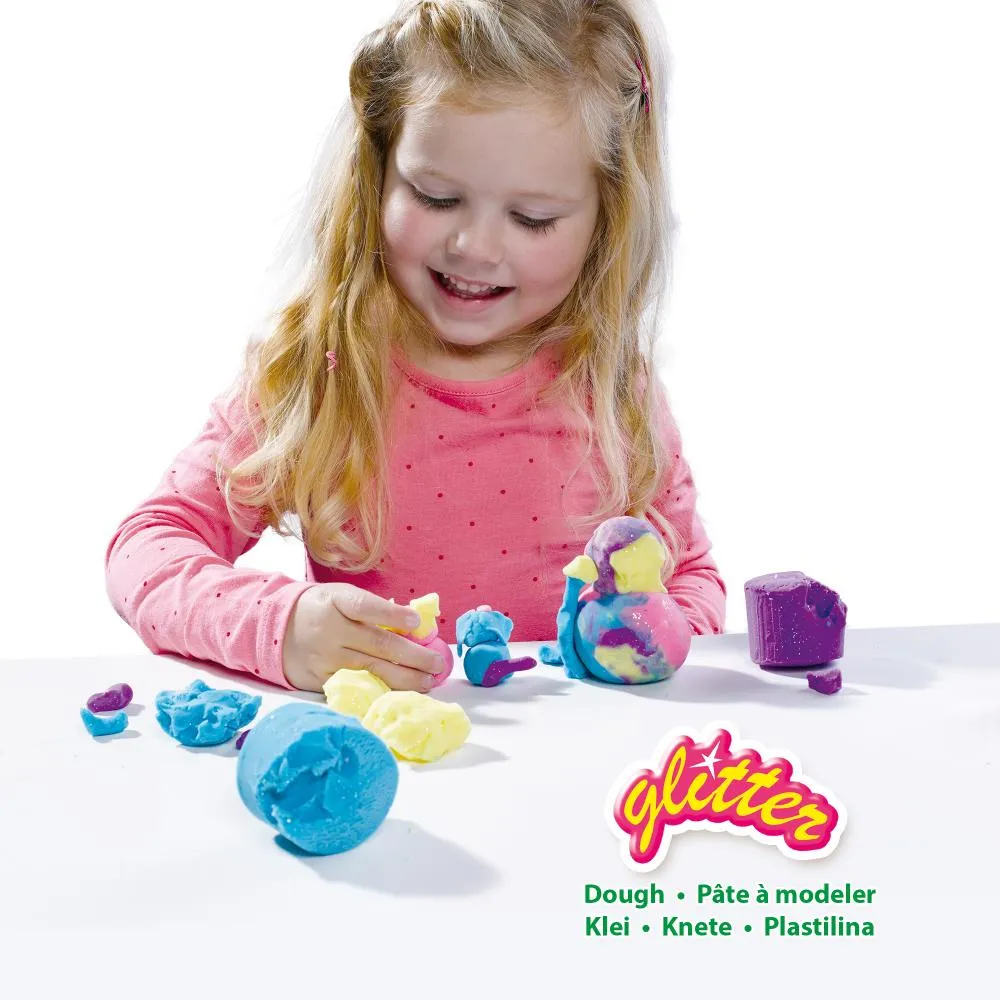 SES Creative glitterler 4x90 g 4 farver