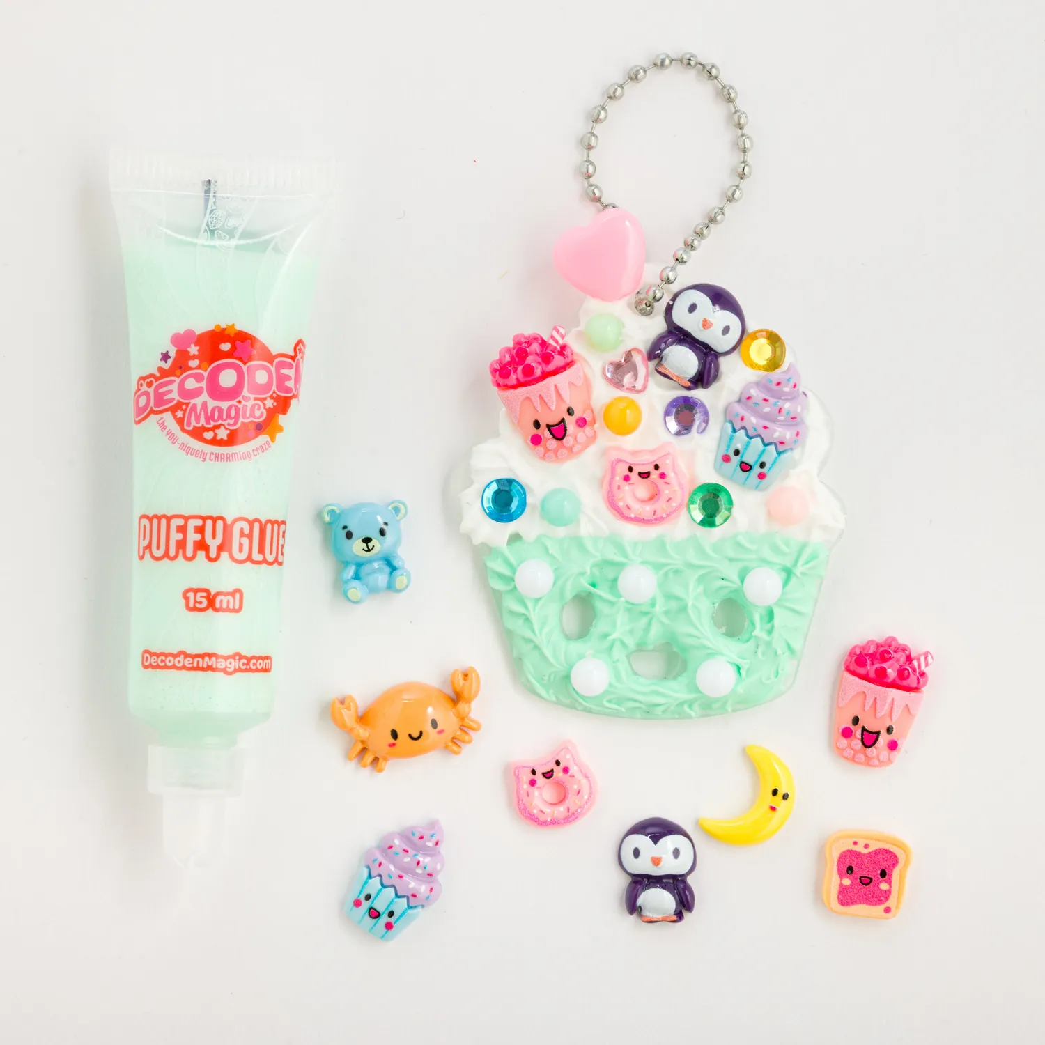 Decoden Magic Mini Cute Kawaii Bag Charms DIY-sæt 2 stk
