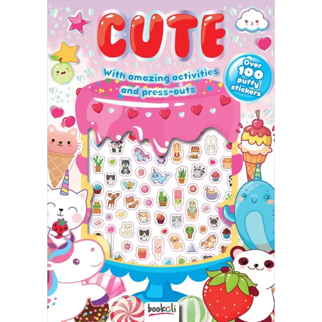 Decoden Magic Puffy Sticker Activity Book Cute aktivitetsbog