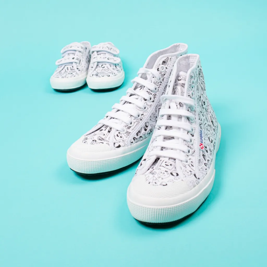 OMY x Superga Kids sneakers str. 26 med print