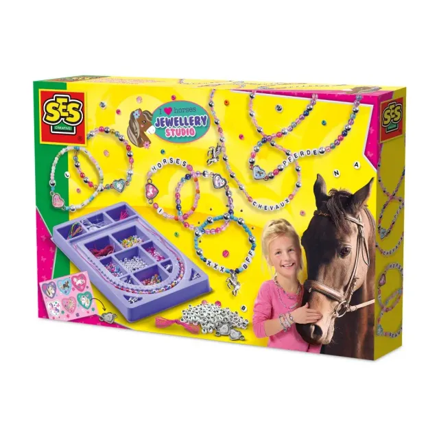 SES Creative I Love Horses smykkesæt 2 vedhæng