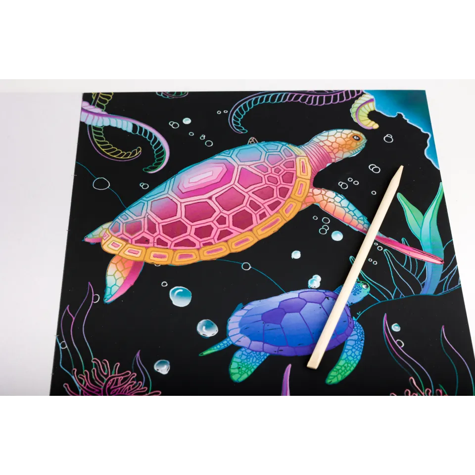 Decoden Magic Picture Etch Underwater Worlds skrabebog