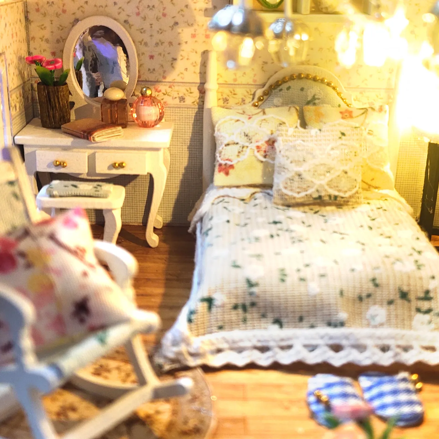 craftsy.dk Sød Verden miniature diorama DIY LED-hus