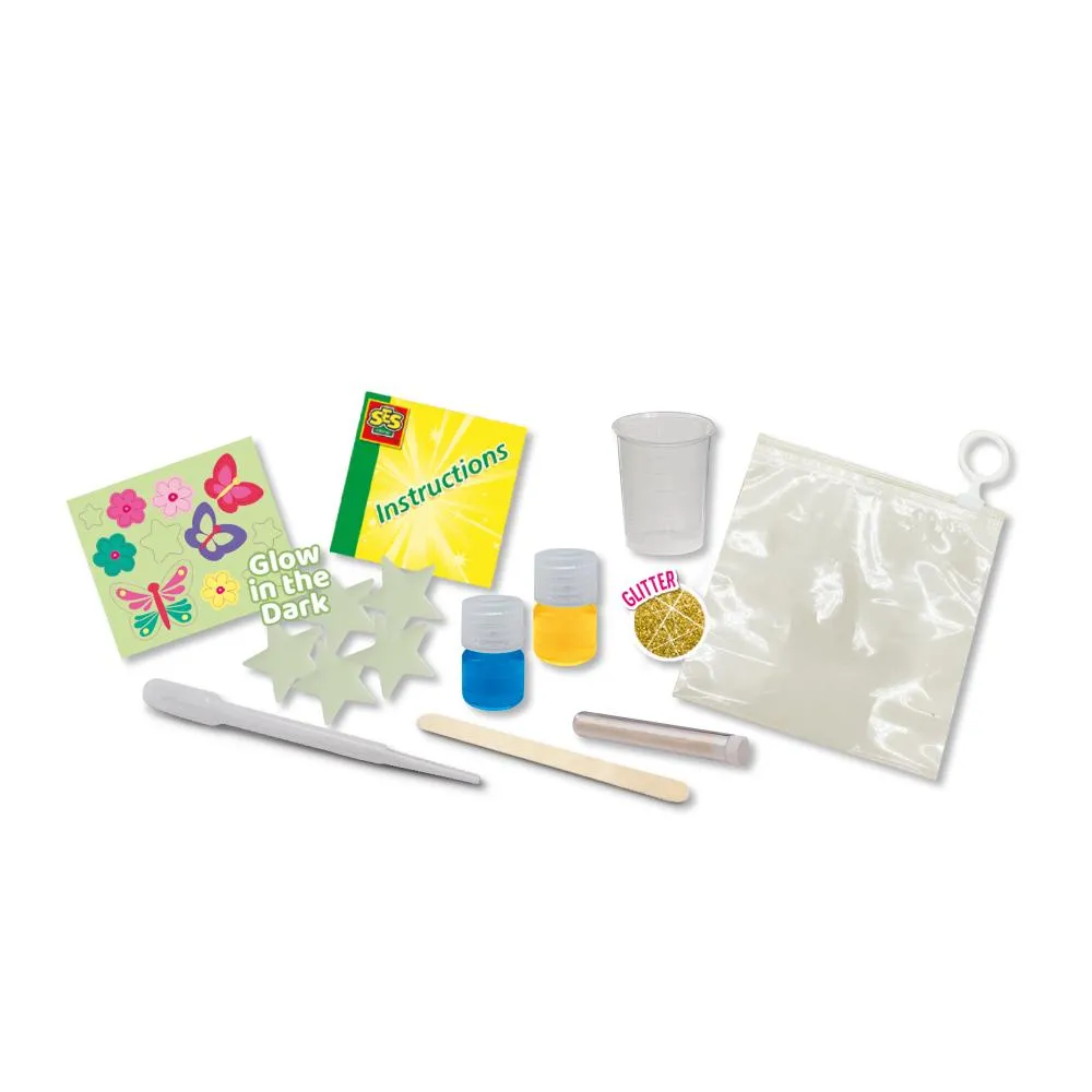 SES Creative Slime Lab Glow in the Dark Slimsæt selvlysende