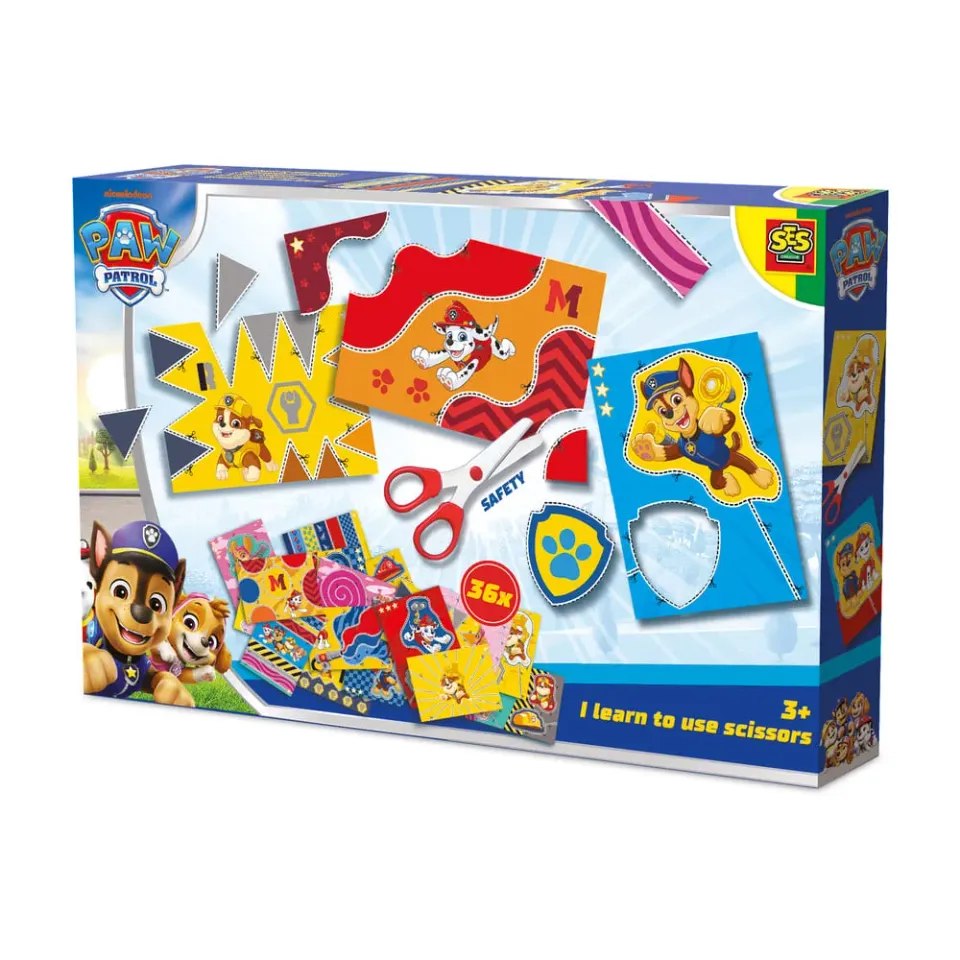 SES Creative Paw Patrol lær at klippe klippesæt 36 ark