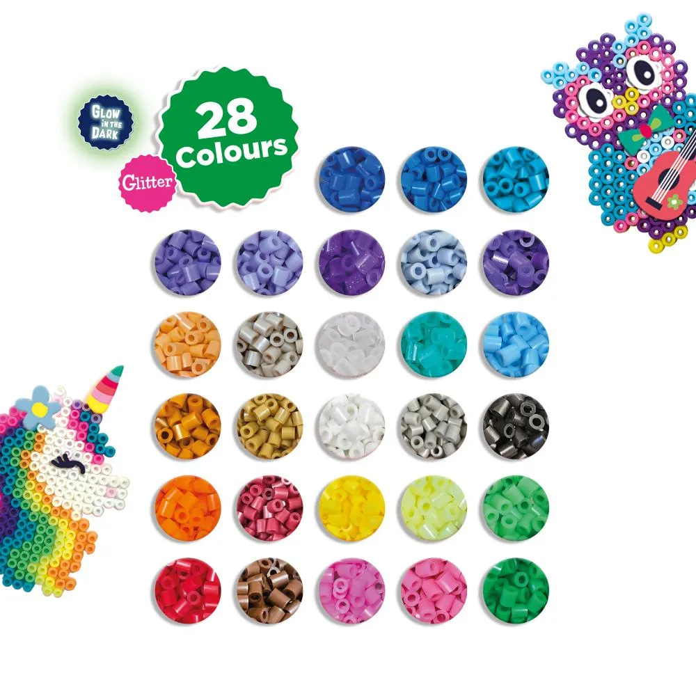 SES Creative Strygeperler mega sæt 8000 stk 28 farver