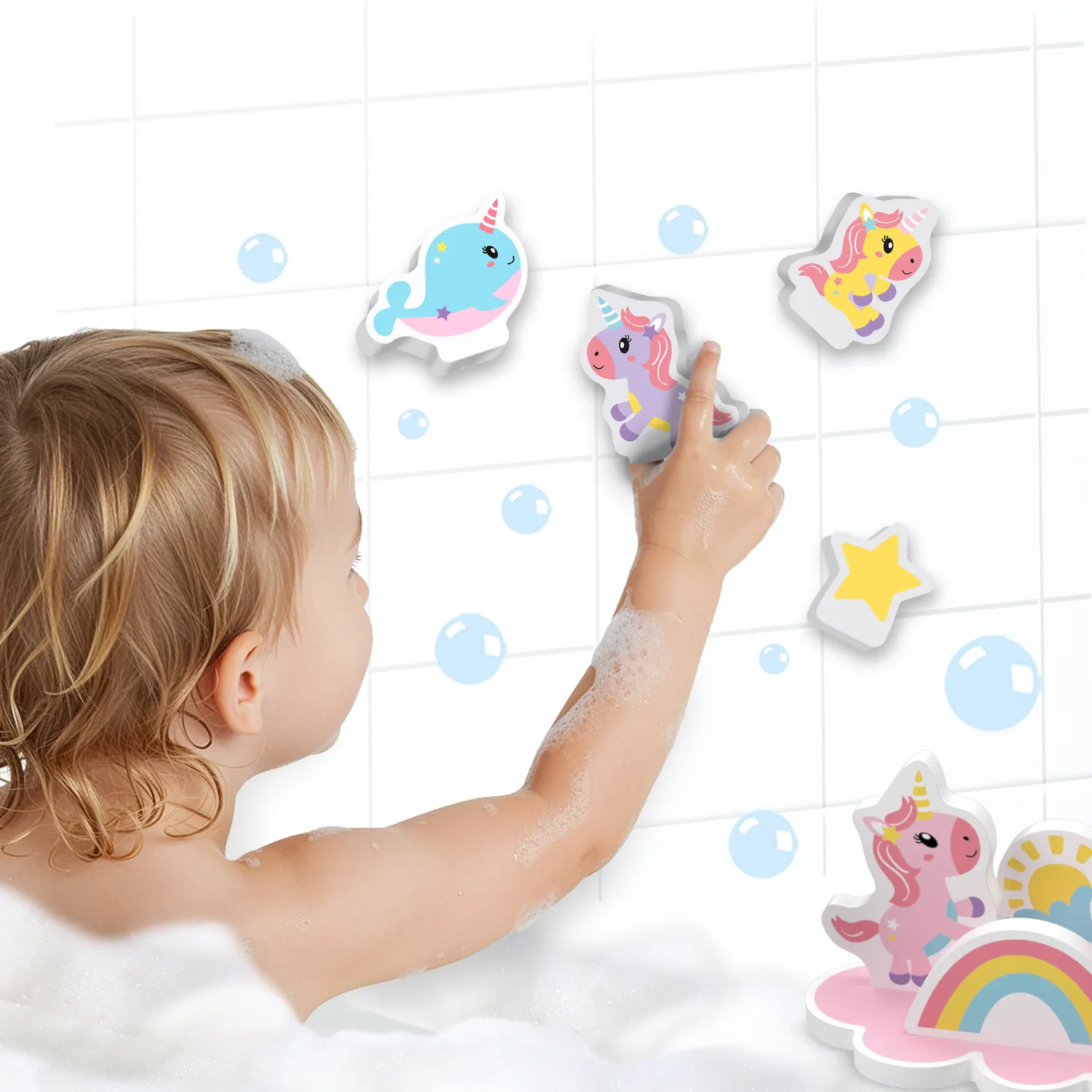 SES Creative Bad Eiland Unicorn badelegetøj 9 dele