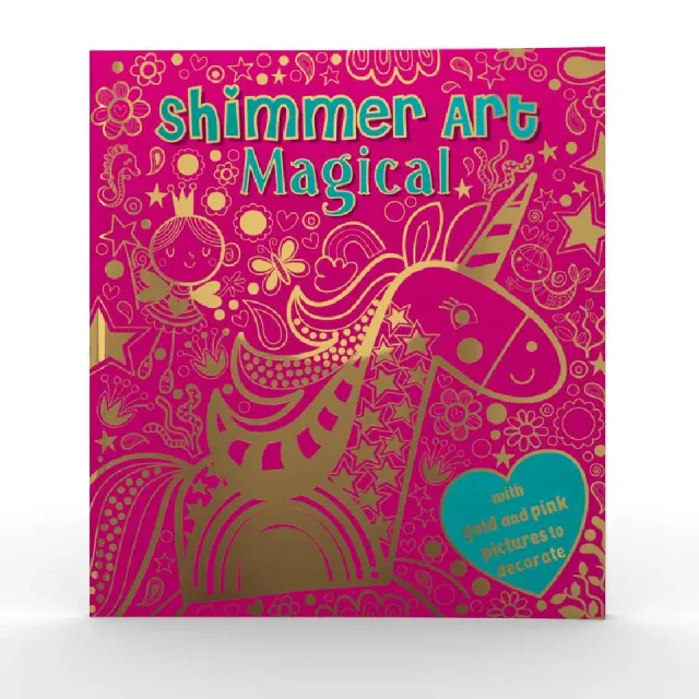Decoden Magic Shimmer Art Magical malebog enhjørning