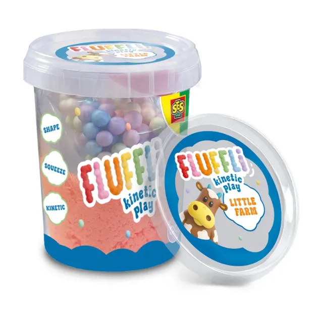 SES Creative Fluffli Little Farm legeler 100 g sensorisk