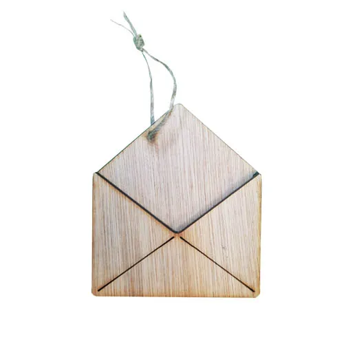 MooiHout Houten envelop trækuvert til pengegave