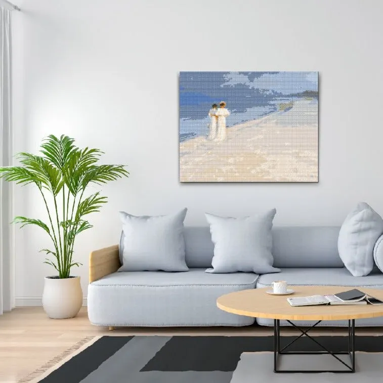 Road2Art Sommeraften Skagen diamond painting 30x40 runde