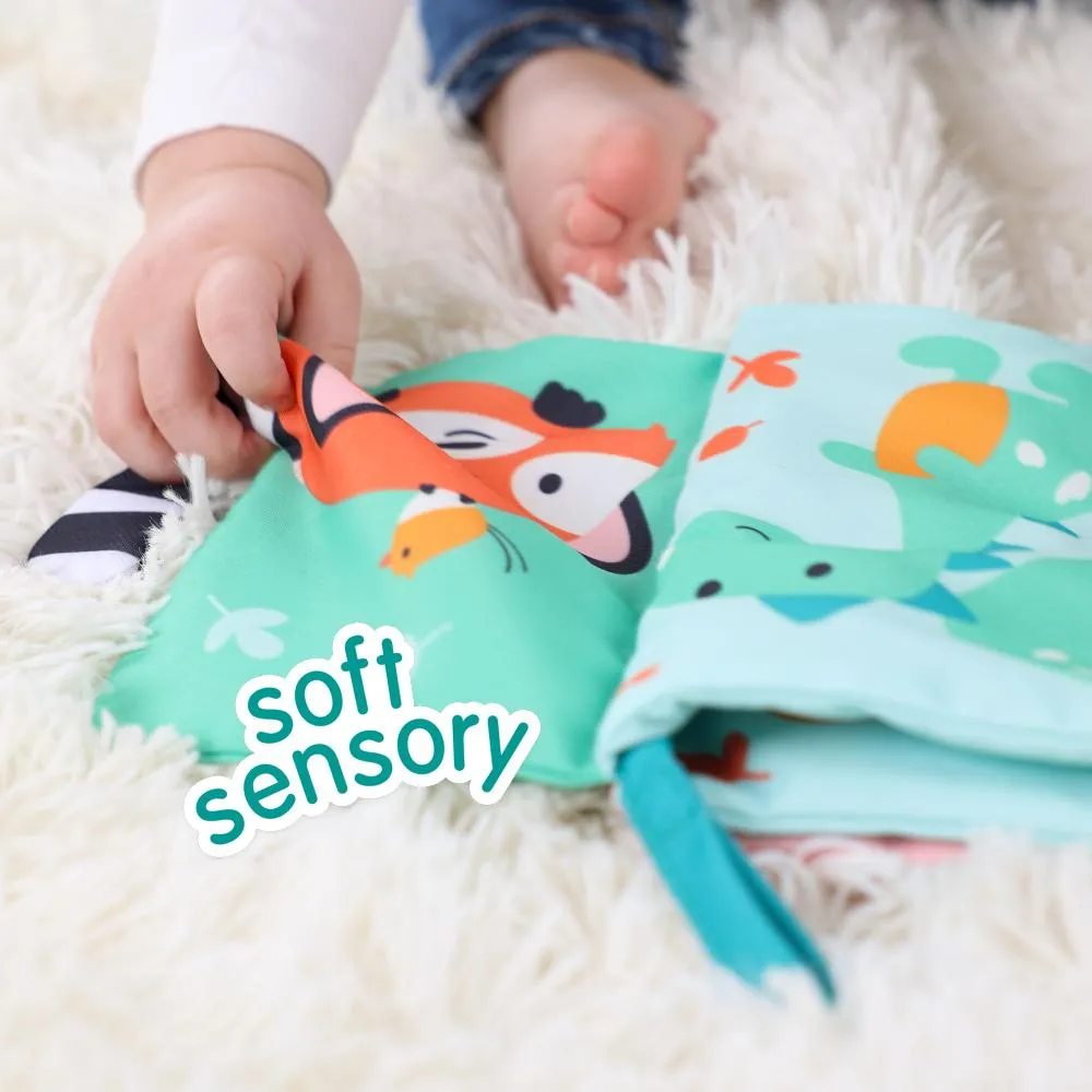 SES Creative Sensory Dyrehaler stofbog blød