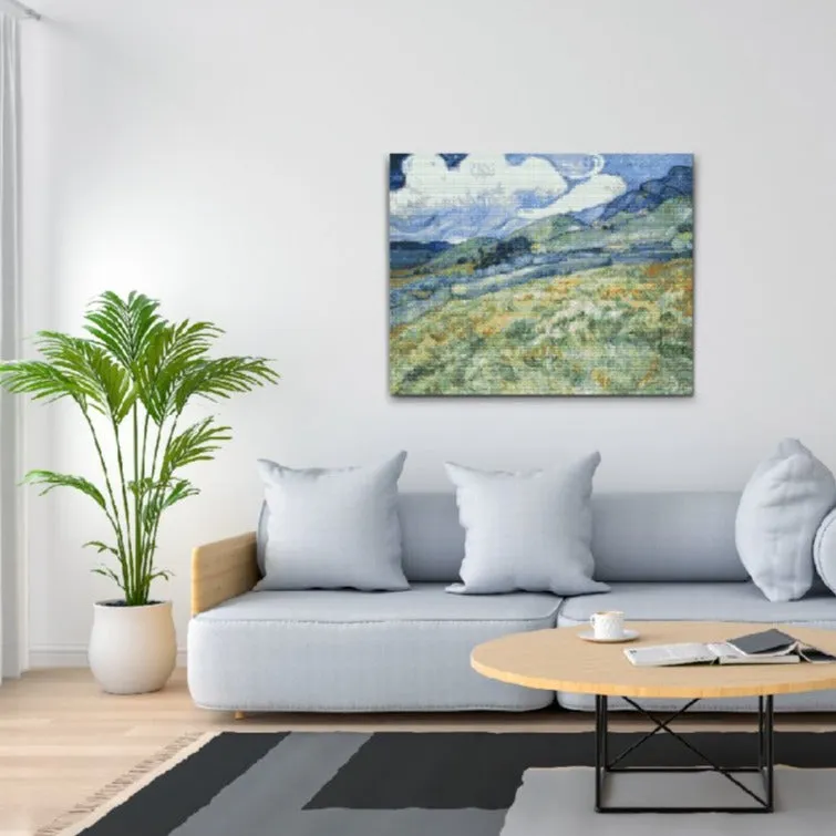 Road2Art Wheat Field Van Gogh diamond paint 30x40 cm rund