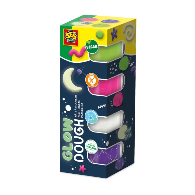 SES Creative Feel Good modellervoks glow 4x90g selvlysende