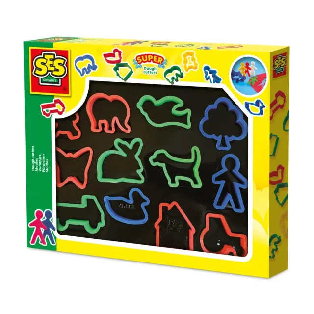 SES Creative Super Klei lerforme legeler 12 stk