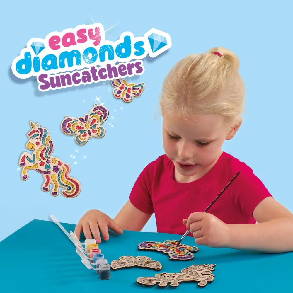SES Creative Easy Diamonds Suncatchers solfangere 3 stk