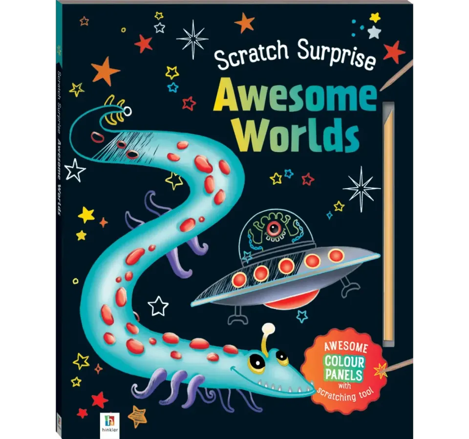 Decoden Magic Scratch Surprise Awesome Worlds skrabebog