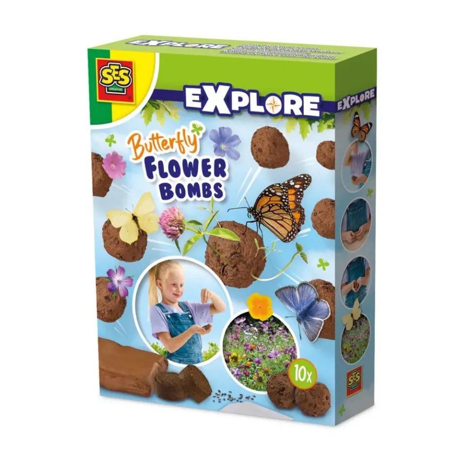 SES Creative Vlinder blomsterbomber 10 stk