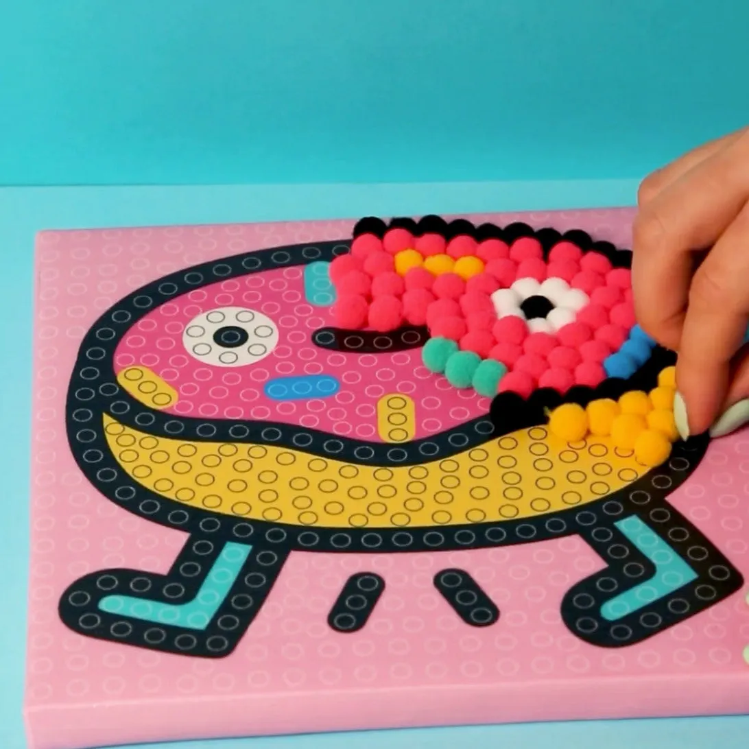 OMY Donut POM01 pomponsæt 500 pomponer