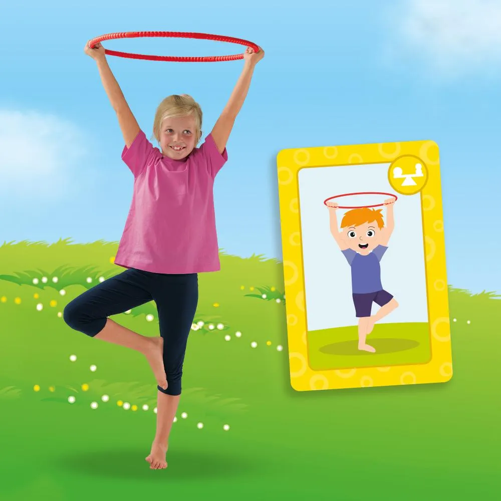 SES Creative hulahop yoga spil 28 kort udendørs
