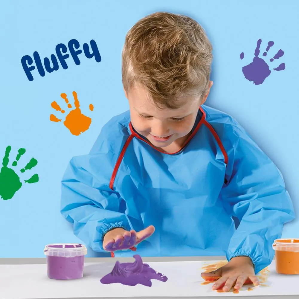 SES My First Fluffy fingermaling 4x110 ml fra 1 år