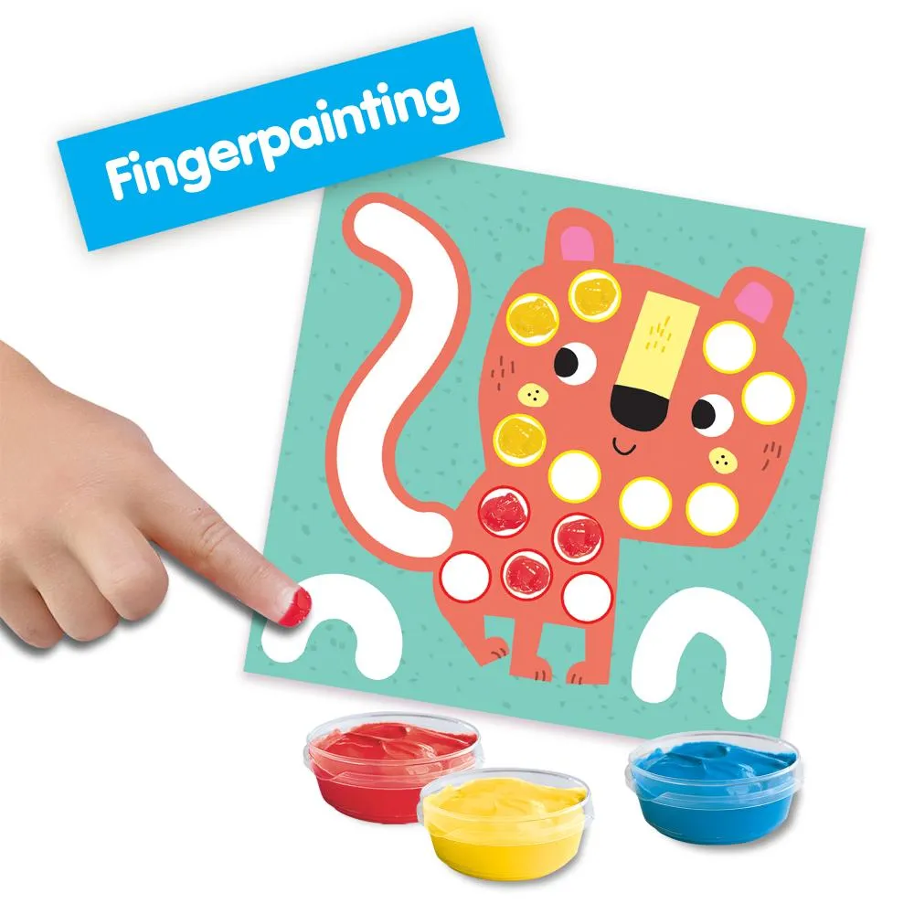 SES Creative My First 3 i 1 fingermaling sæt dyr