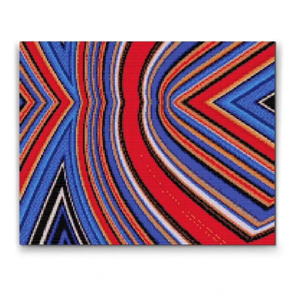 Road2Art Abstrakt diamond painting 30x40 cm runde