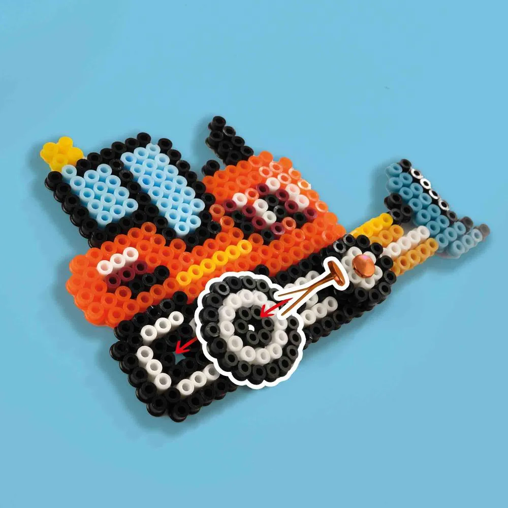 SES Creative Beedz Byggekøretøjer strygperler 2400 stk