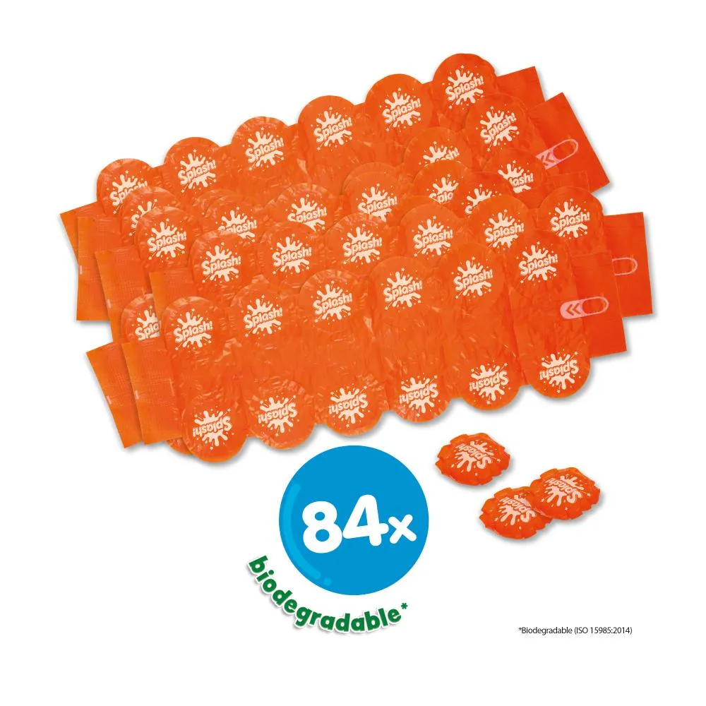 SES Creative Splash bombs vandballoner 84 stk orange