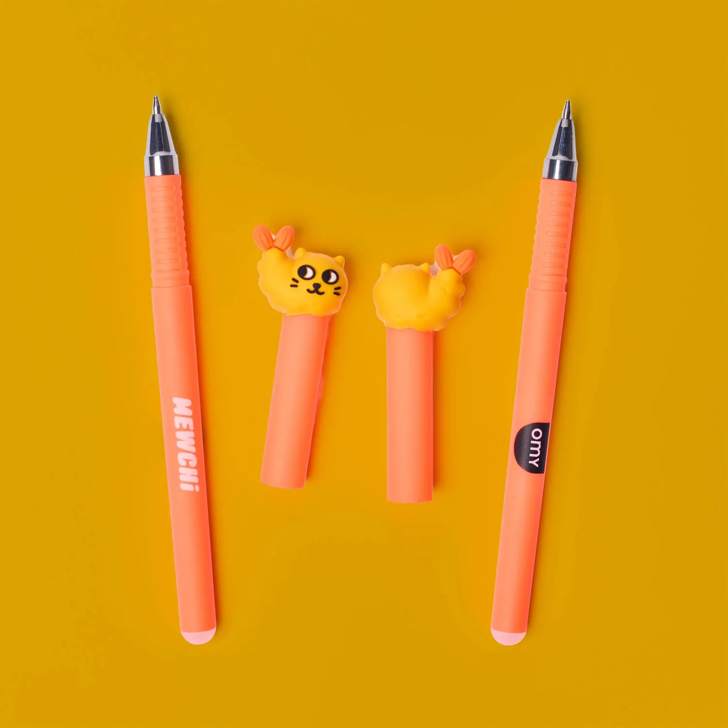 OMY Pen Buddies Mewchi Noo penne 2-pak