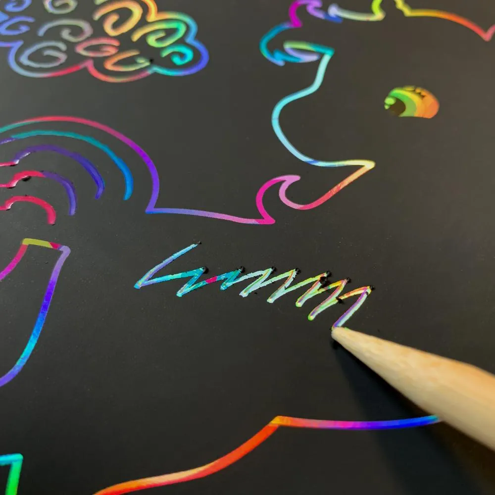 SES Creative Glitter malebog 3i1 enhjørning perler