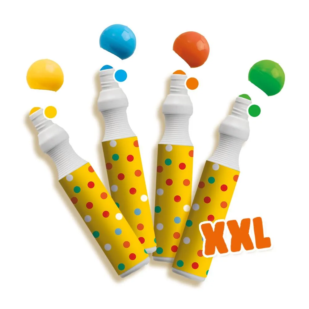 SES Creative Dot Markers XXL dottuscher 4 stk udvaskelige