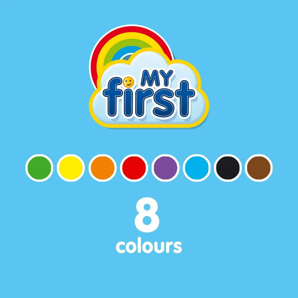 SES Creative My First farvekridt 8 stk små hænder