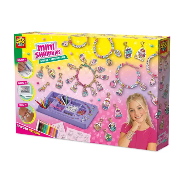 SES Creative Mini Shrinkies Charms smykkesæt 20 stk