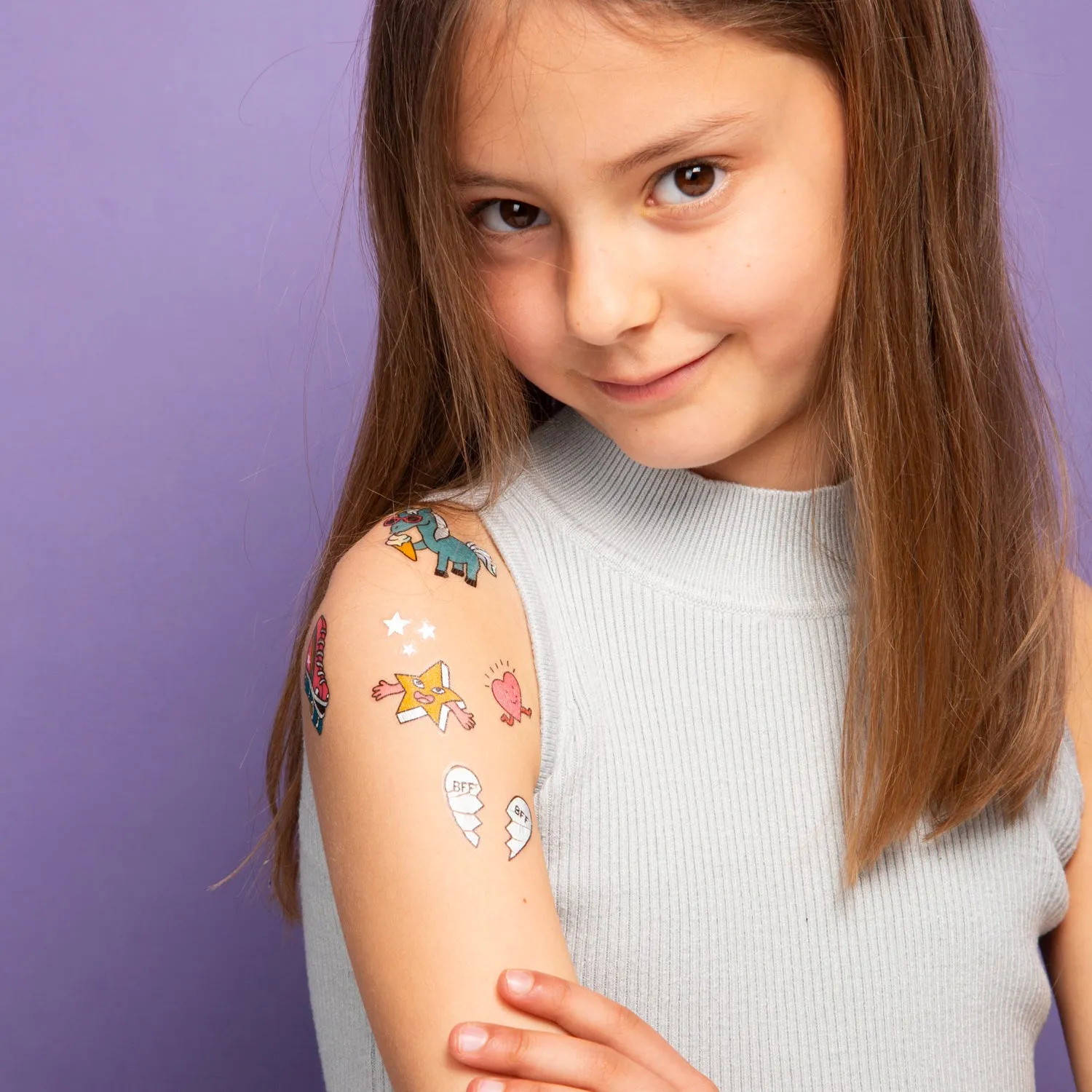 OMY Tattoos Lily tatoveringer 50 stk enhjørning