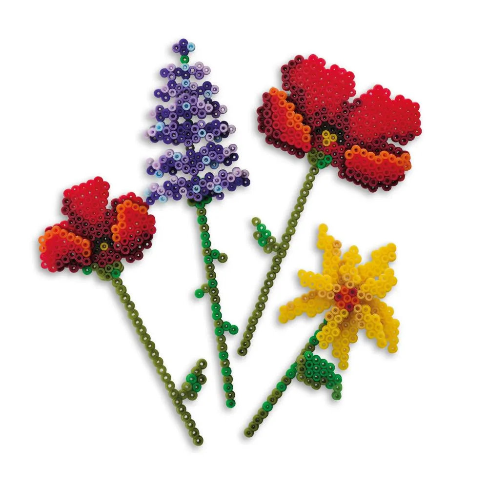 SES Creative Beedz Art Vilde Blomster strygeperler 1600 stk 3D