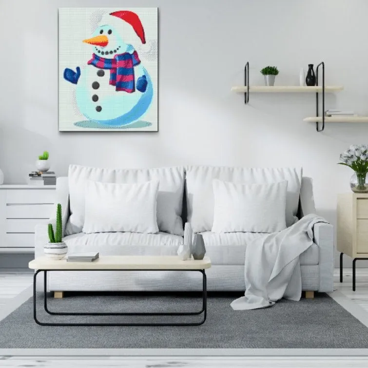 Road2Art Snemand diamond paint 30x40 cm runde