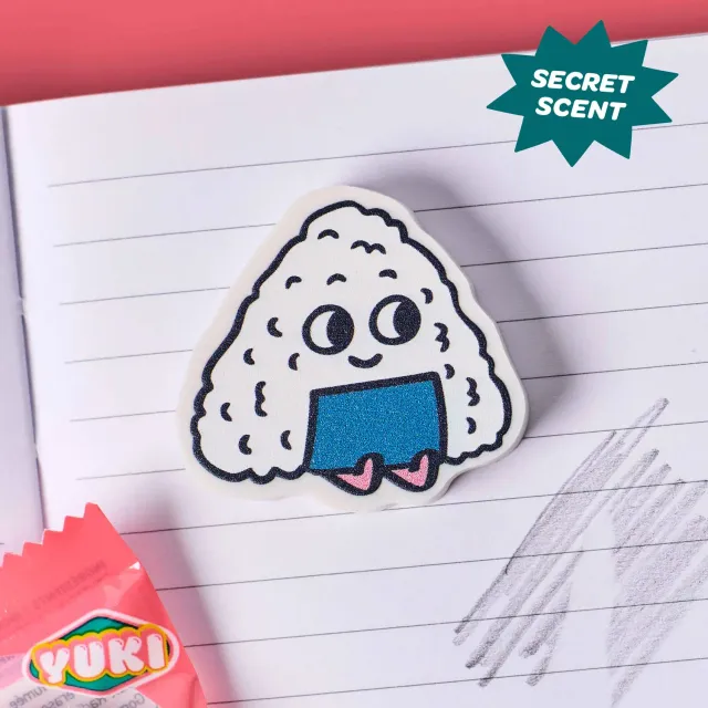 OMY Eraser Buddies Yuki viskelæder med duft
