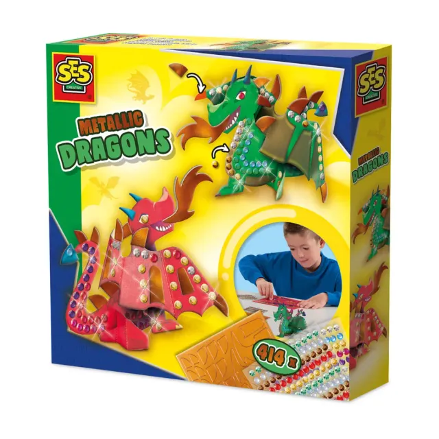 SES Creative Metallic Drager kreasæt 2 drager