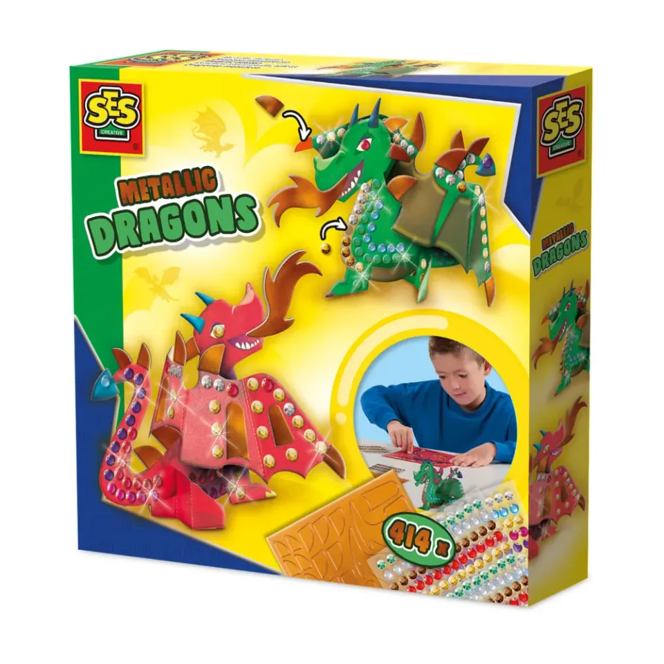 SES Creative Metallic Drager kreasæt 2 drager