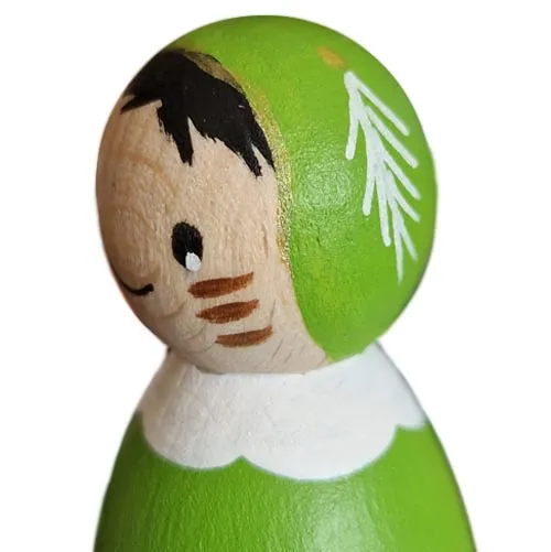 Puur spelen Peg dolls træfigurer sanseleg